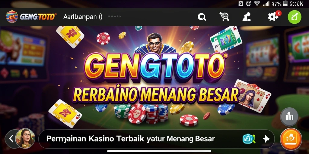 Tampilan menarik dari gameplay GENGTOTO yang seru.