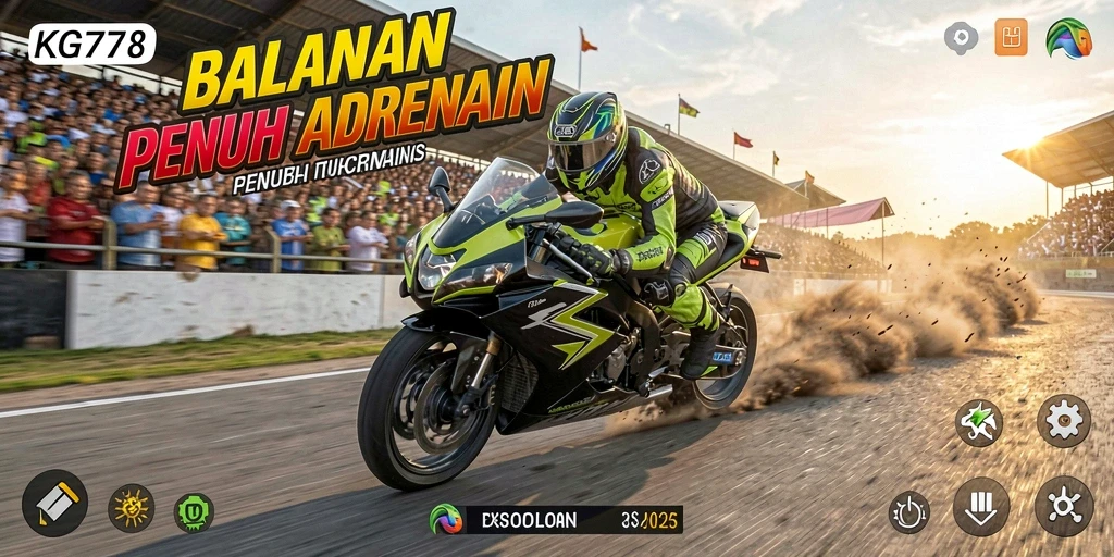 Tampak menariknya permainan balap motor KG778 dengan visual yang menakjubkan.