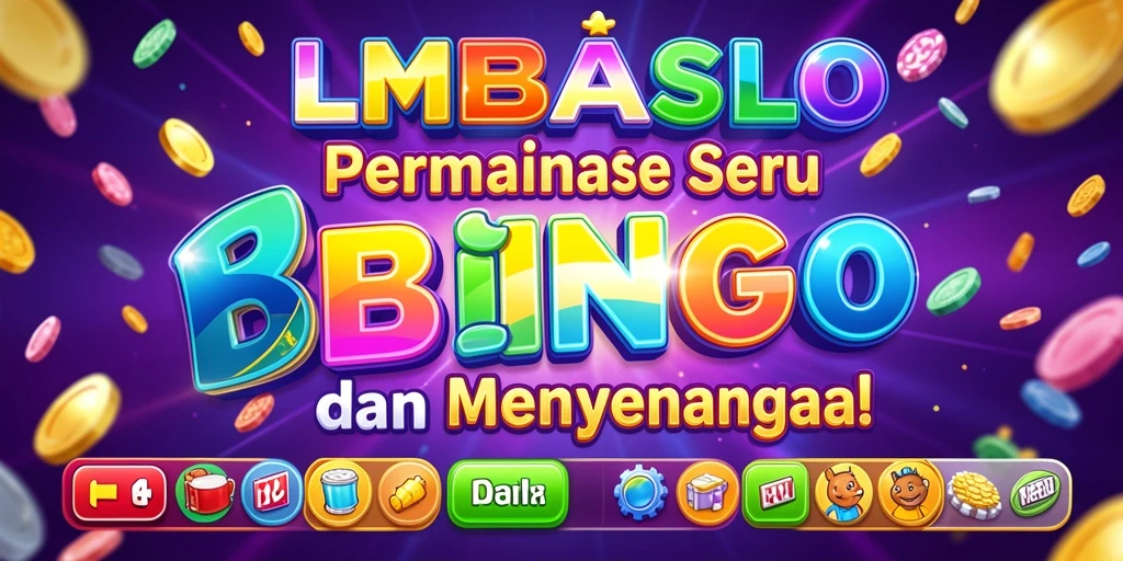 Tampilan menarik permainan Bingo LMBASLOT dengan suasana yang menggembirakan.