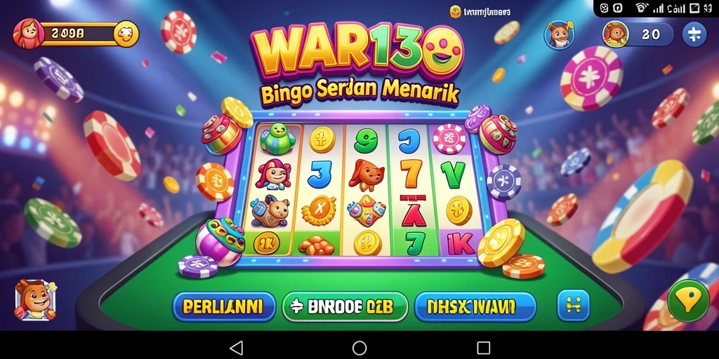 Screenshot gameplay Bingo yang menarik dan interaktif.
